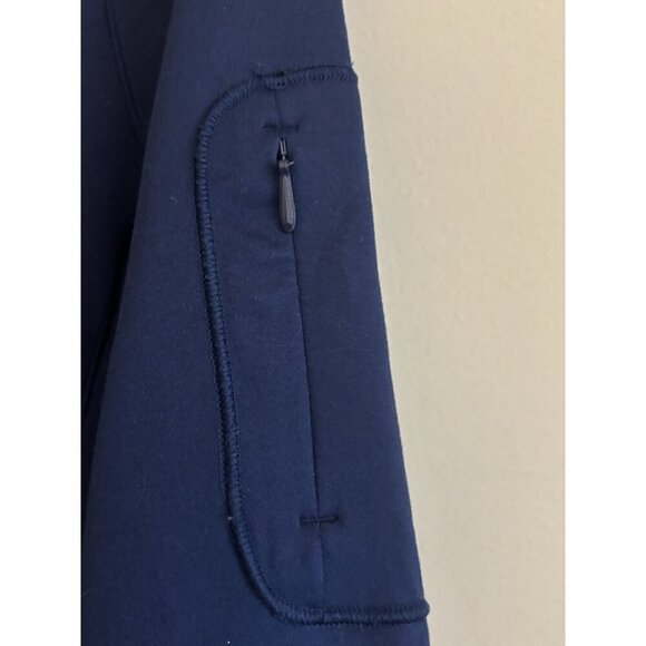 Nike Pro Shirt Womens Medium Blue Hyperwarm Mock Turtleneck Run Training - Picture 6 of 12